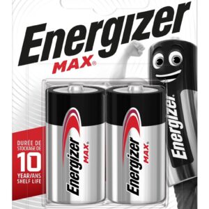 Energizer Max 426803 Pile C LR14, 2 pièces, Eco pack