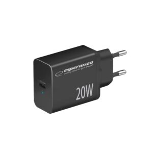 Esperanza EZC104K chargeur secteur 20W Noir