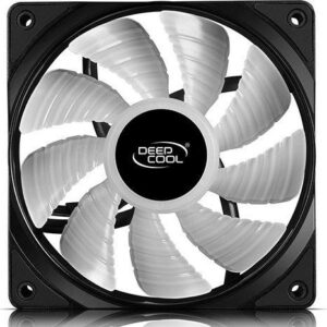 DeepCool RF120 Boitier PC Ventilateur 12 cm Noir, Blanc