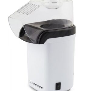 Esperanza EKP005W machine à popcorn Noir, Blanc 0,27 L 2 min 1200 W