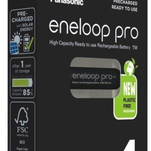 Batteries rechargeables PANASONIC ENELOOP PRO AAA 930 mAh 4 szt (BK-4HCDE/4CP)