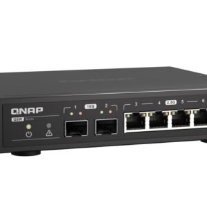 QNAP QSW-2104-2S commutateur réseau Non-géré 2.5G Ethernet Noir