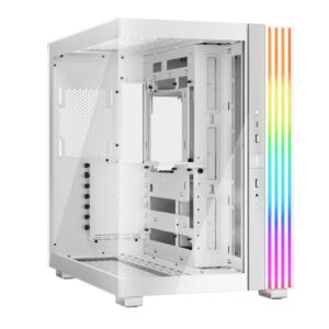 be quiet! Light Base 600 DX Blanc | Boîtier PC ARGB vitré, Mini ITX / Micro ATX / ATX