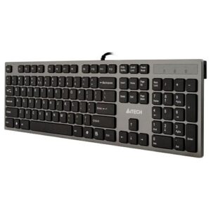 A4Tech KV-300H clavier USB QWERTY Noir, Gris