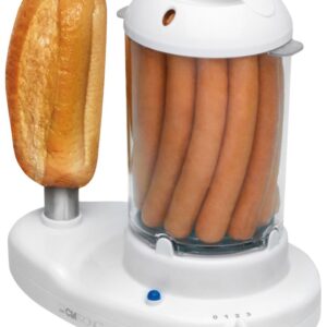 Clatronic HDM 3420 EK Cuiseur à vapeur pour hot-dogs 350 W Blanc