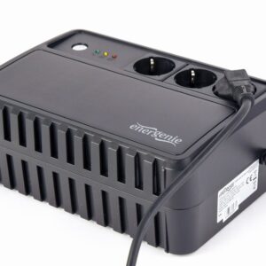 Gembird EG-UPS-3SDT600-01 alimentation d'énergie non interruptible Interactivité de ligne 0,6 kVA 360 W 3 sortie(s) CA