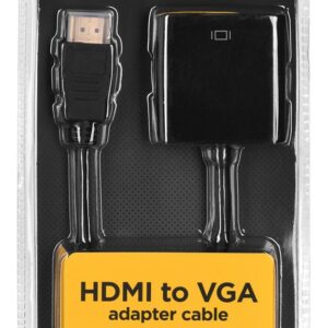 Gembird A-HDMI-VGA-04 câble vidéo et adaptateur 0,15 m VGA (D-Sub) HDMI Type A (Standard) Noir