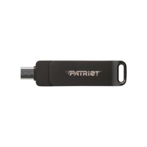 Flashdrive PATRIOT Rage R550 512GB 100 MB/S USB A+C Design pivotant (PE512GR550DSAD) Noir