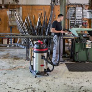 Aspirateur à eau et à sec Nilfisk Viper LSU255-EU 2 moteurs 55 l Noir, rouge, acier inoxydable