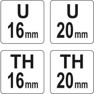 Yato YT-21735 Outil de sertissage Noir, Rouge