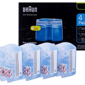 Braun 4 pack Cartouche de nettoyage