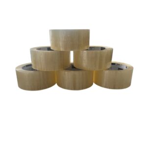 BSTech silent release adhesive tape Acrylic Transparent 48 x 60 m 6 pcs.