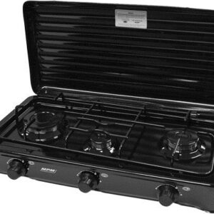 MPM SMILE-KN-03/1KB plaque Noir Comptoir 60 cm Gaz 3 zone(s)