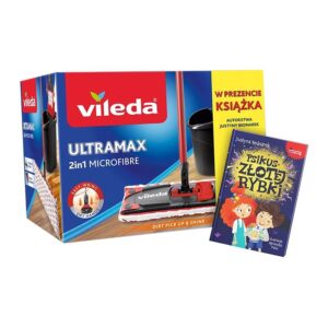 Vileda Ultramax BOX mop and bucket + livre pour enfants « Goldfish Prank »