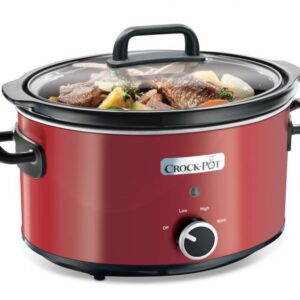 Crock-Pot SCV400RD mijoteuse 3,5 L Noir, Rouge