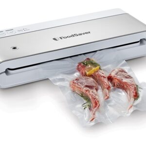 FoodSaver VS0100X appareil à emballage sous vide Argent, Blanc