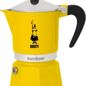 Cafetière BIALETTI RAINBOW 6TZ 300 ml Jaune