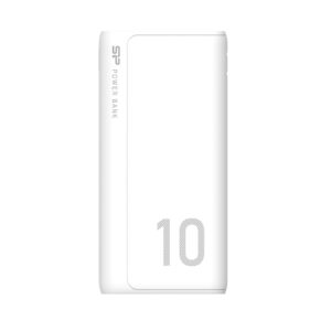 SILICON POWER GP15 Powerbank Batterie externe 10000 mAh 2x USB 2.1A (SP10KMAPBKGP150W) Blanc