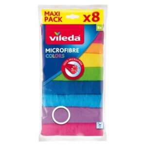 Vileda Chiffon en Microfibre Couleurs 8 pcs