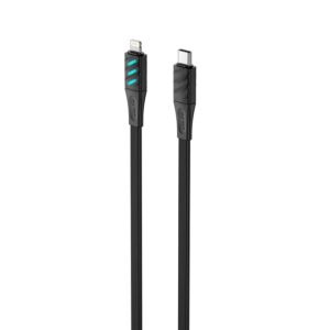 Havit CB6255 - Câble de charge USB Type C vers Lightning, 1 m (noir)