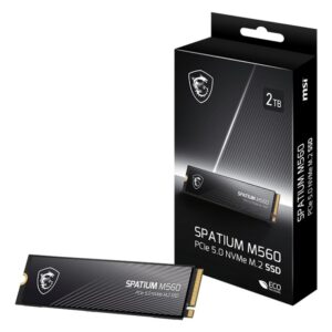 MSI Spatium M560 PCIE 5.0 NVME M.2 2 To PCI Express 5.0 3D NAND