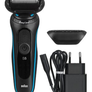 Braun Series 5 51-M1000s Rasoir à grille Noir, Bleu
