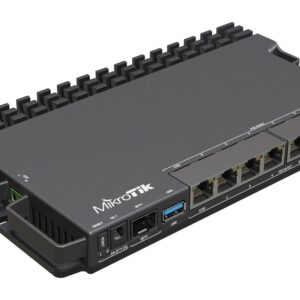 Mikrotik RB5009UPR+S+IN Routeur connecté 2.5 Gigabit Ethernet, Gigabit Ethernet Noir