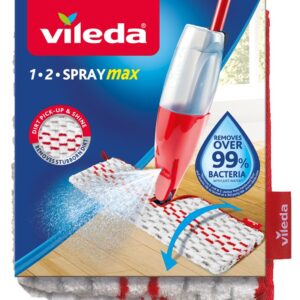 Vileda 1.2 Spray Max Tête de serpillère Rouge, Blanc