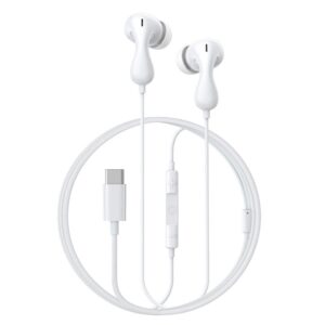 Baseus Encok CZ20 Casque Avec fil Ecouteurs Appels/Musique USB Type-C Blanc