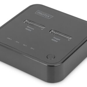 Digitus Station d'accueil dual M.2 pour SSD NVMe avec fonction de clonage hors ligne, USB-C™