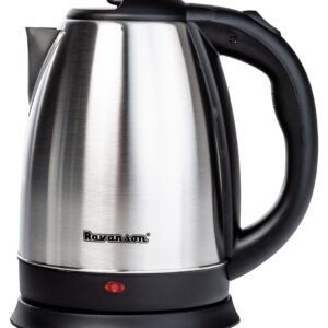 Ravanson CB-7015 bouilloire 1,8 L 1800 W Noir, Acier inoxydable