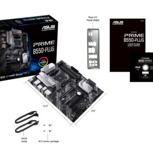 ASUS PRIME B550-PLUS AMD B550 Emplacement AM4 ATX