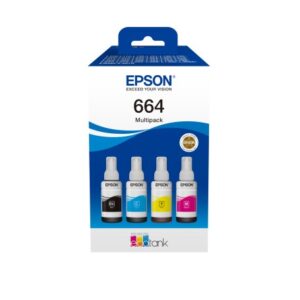 Epson C13T66464A cartouche d'encre 4 pièce(s) Compatible Noir, Cyan, Magenta, Jaune