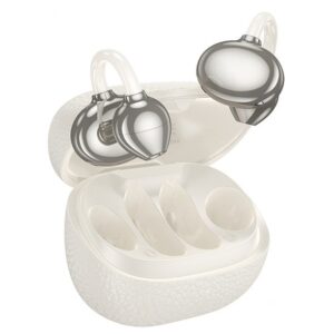 Hoco EA5 DUKE III Casque sans fil à écouteurs ouverts Connectivité/musique Bluetooth Blanc