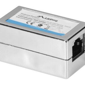 Lanberg AD-RJ45-RJ45-OS6 changeur de genre de câble RJ-45 Argent
