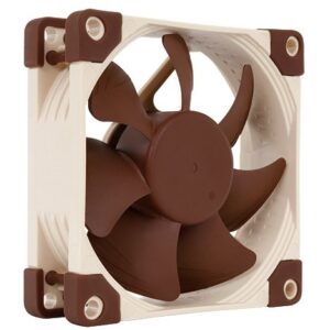 Noctua NF-A8 ULN système de refroidissement d’ordinateur Boitier PC Ventilateur 8 cm Beige, Marron