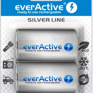 Accumulateurs everActive R20/D Ni-MH 5500 mAh ready to use