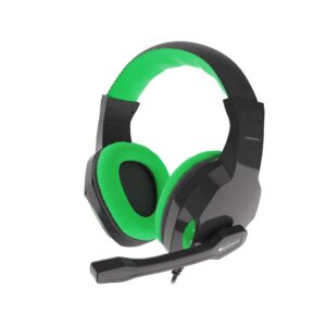 GENESIS ARGON 100 Casque Avec fil Arceau Jouer Noir, Vert