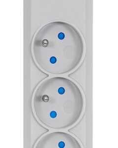 Activejet ACP-5GN 5M SZ multiprise 5 sortie(s) CA Intérieure Gris