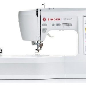SINGER Machine à coudre et à broder SE 9185 WiFi Courant électrique Blanc