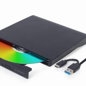 Gembird DVD-USB-03 Lecteur DVD USB externe, noir