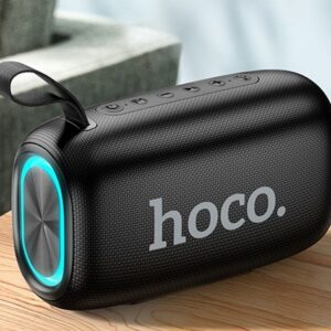 HOCO HC25 Radiante Enceinte portable Blutooth/ FM/ carte TF/ clé USB/ AUX 2 x 10 W Noir