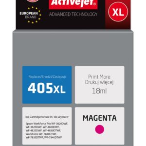 Activejet Encre AE-405MNX (remplacement Epson 405XL C13T05H34010 ; Suprême ; 18ml ; rouge)