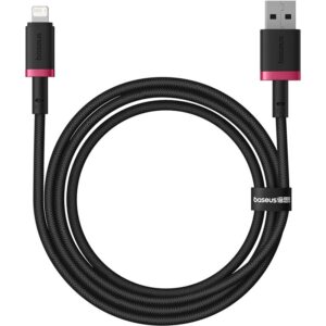 Baseus Dura Câble de charge rapide Type A vers IP 2,4A Noir, Rouge