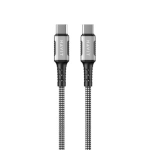 Havit CB6297 - Câble magnétique USB type C vers USB type C, 1m (noir)