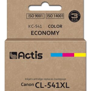 Actis KC-541 encre pour imprimante Canon (remplacement CL-541XL) Suprême, 18 ml, bleu, jaune, rouge