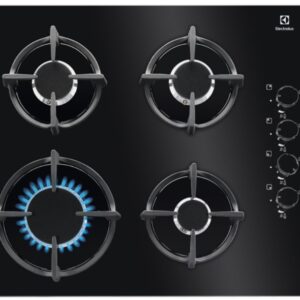 Electrolux EGG6407K Noir Intégré 59 cm Gaz 4 zone(s)