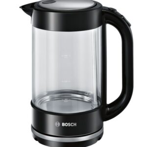 Bosch TWK70B03 bouilloire 1,7 L 2400 W Noir, Transparent