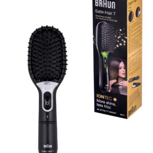 Braun Satin Hair 7 Adulte Brosse à cheveux rectangulaire Noir 1 pièce(s)