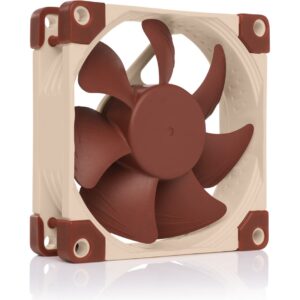 Noctua NF-A8 PWM système de refroidissement d’ordinateur Boitier PC Ventilateur 8 cm Beige, Marron
